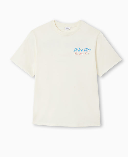 T-shirt oversize avec print poitrine et dos - PIMKIE - 4