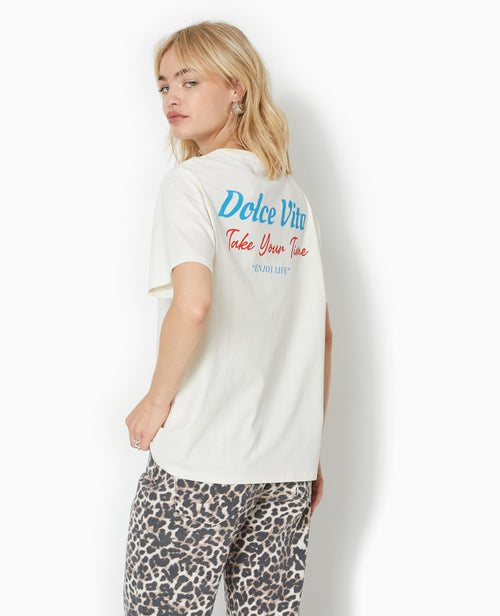 T-shirt oversize avec print poitrine et dos - PIMKIE - 6