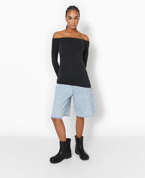 Top manches longues encolure Bardot - PIMKIE - 5