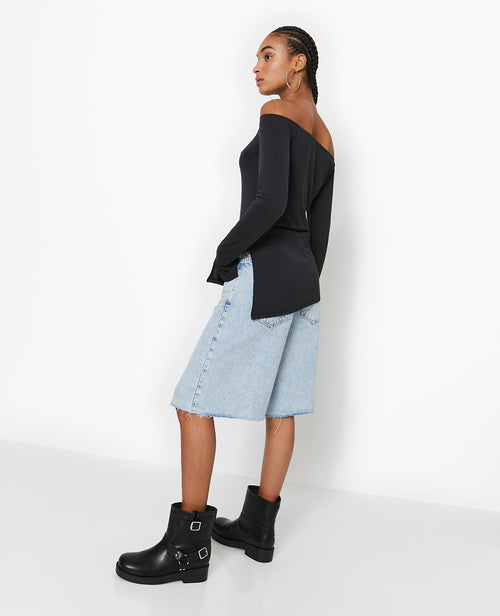 Top manches longues encolure Bardot - PIMKIE - 6
