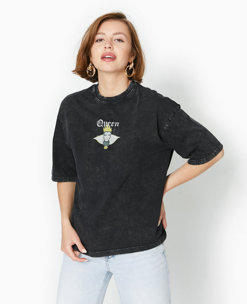 T-shirt oversize QUEEN de Blanche Neige - PIMKIE - 1
