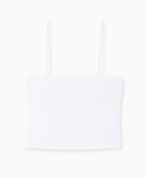 Top bandeau court avec bretelles fines - PIMKIE - 4