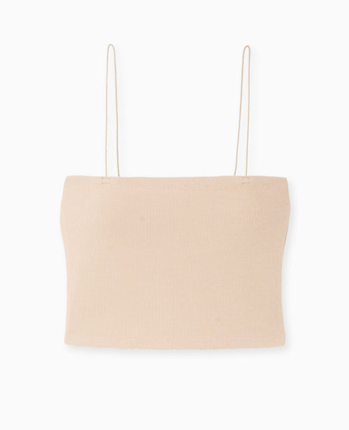 Top bandeau court avec bretelles fines - PIMKIE - 4