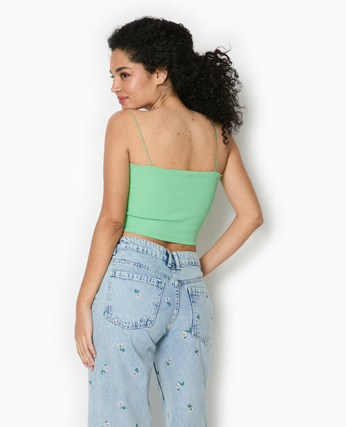 Top bandeau court avec bretelles fines - PIMKIE - 6