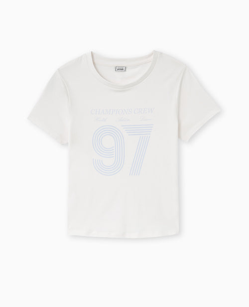 T-shirt ajusté avec print devant - PIMKIE - 4