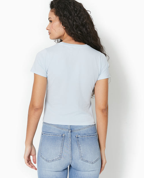 T-shirt ajusté avec print devant - PIMKIE - 6