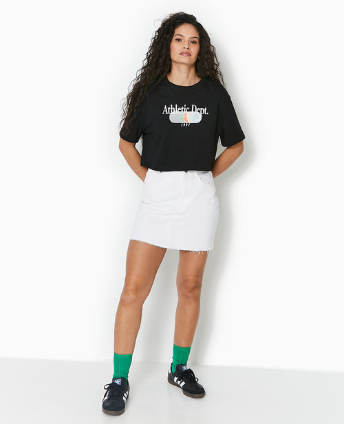 T-shirt cropped avec print devant - PIMKIE - 2
