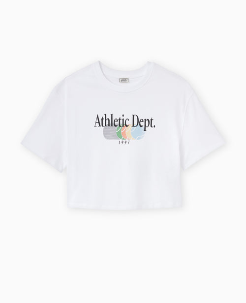 T-shirt cropped avec print devant - PIMKIE - 4