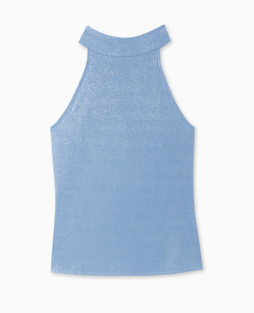 Top sans manches col montant avec lurex - PIMKIE - 4