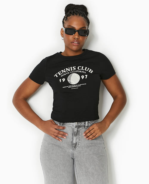 T-shirt ajusté avec print devant - PIMKIE - 5