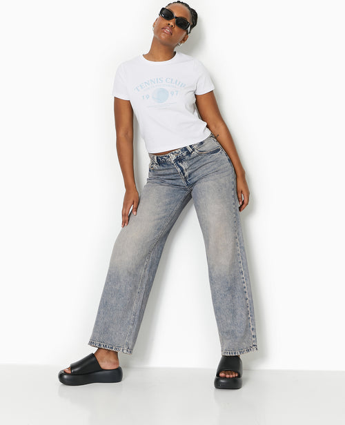 T-shirt ajusté avec print devant - PIMKIE - 2