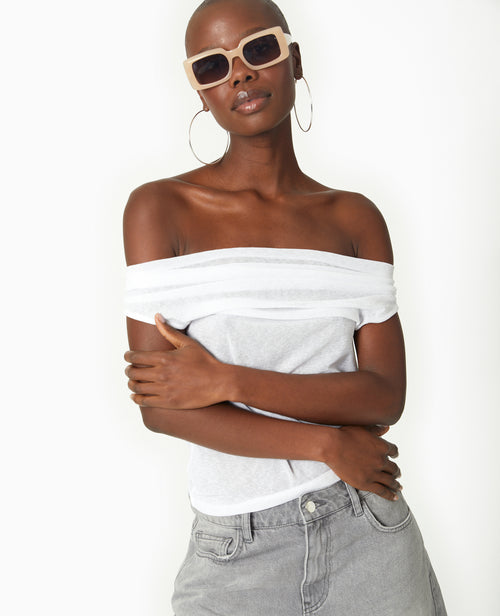 Top en maille légère avec encolure bénitier - PIMKIE - 7