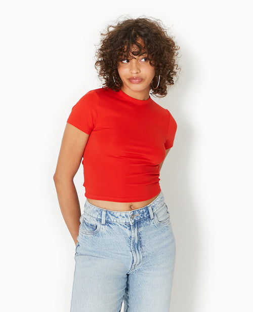 Top dos-nu avec pan twisté - PIMKIE - 3