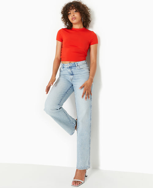 Top dos-nu avec pan twisté - PIMKIE - 5