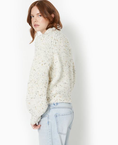 Pull col montant en maille moulinée - PIMKIE - 2