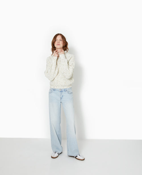 Pull col montant en maille moulinée - PIMKIE - 7