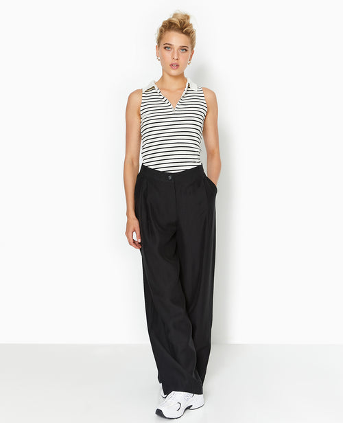 Top zippé sans manches avec col polo - PIMKIE - 5
