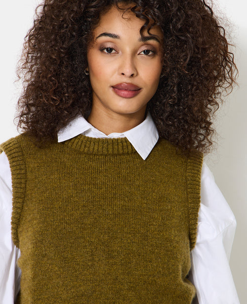 Pull sans manches avec laine - PIMKIE - 2