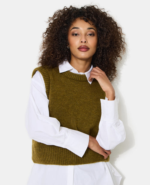 Pull sans manches avec laine - PIMKIE - 5