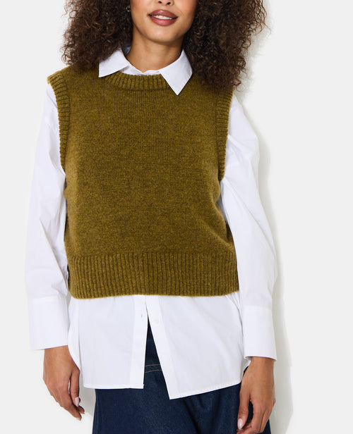 Pull sans manches avec laine - PIMKIE - 7