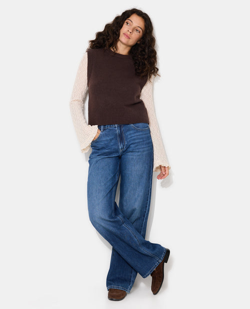 Pull sans manches avec laine - PIMKIE - 3
