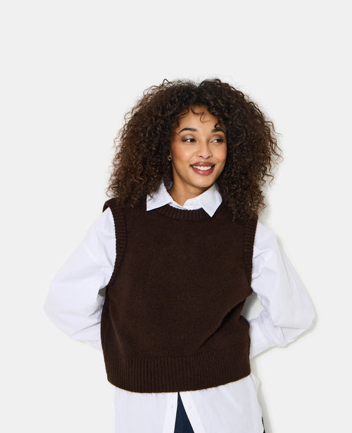 Pull sans manches avec laine - PIMKIE - 5