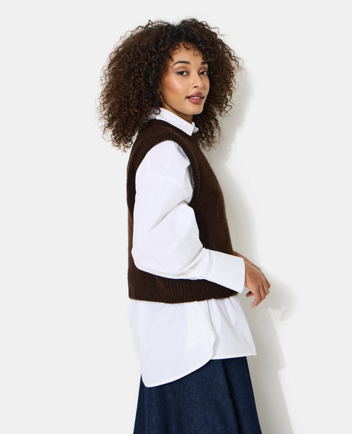 Pull sans manches avec laine - PIMKIE - 7