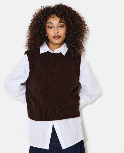 Pull sans manches avec laine - PIMKIE - 8