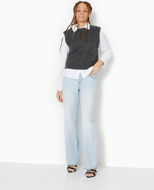 Pull sans manches avec laine - PIMKIE - 2