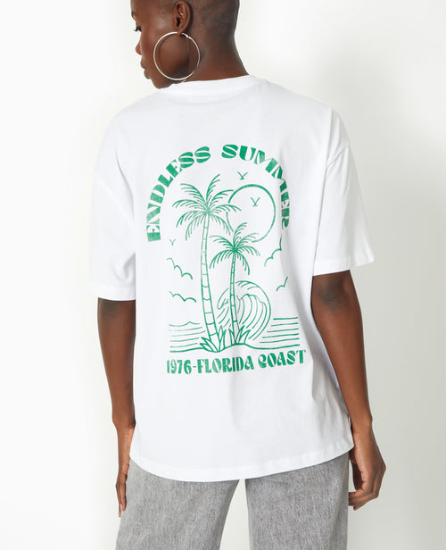 T-shirt oversize avec print devant et dos - PIMKIE - 6
