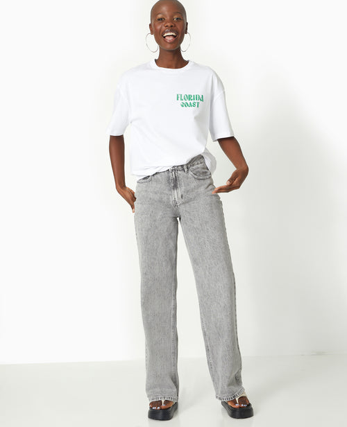 T-shirt oversize avec print devant et dos - PIMKIE - 7