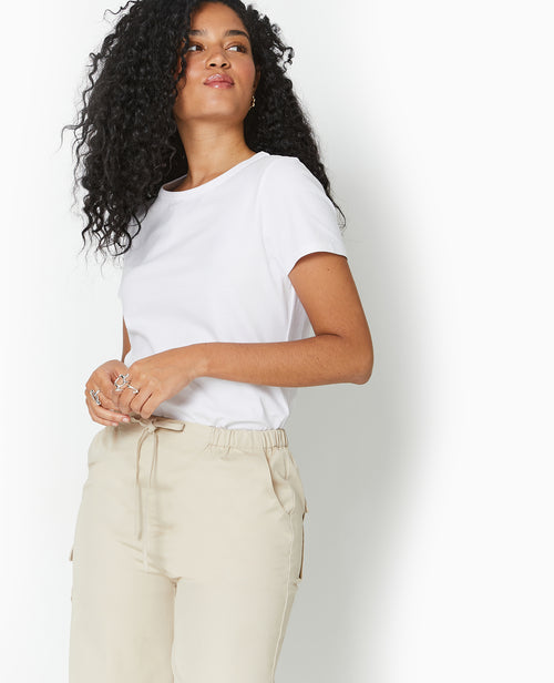 T-shirt ajusté manches courtes - PIMKIE - 1