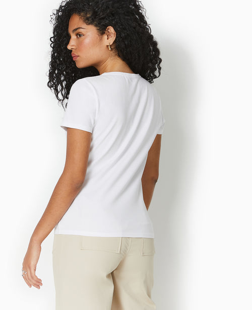 T-shirt ajusté manches courtes - PIMKIE - 6