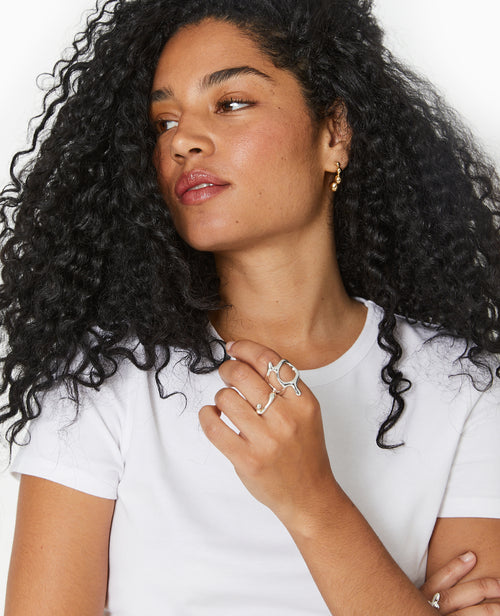 T-shirt ajusté manches courtes - PIMKIE - 8