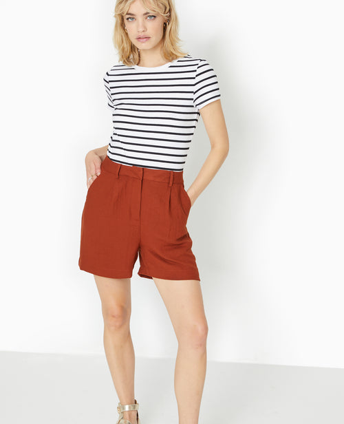 T-shirt ajusté rayé - PIMKIE - 1