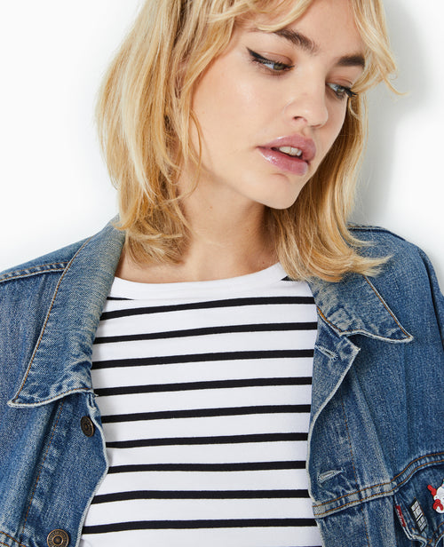 T-shirt ajusté rayé - PIMKIE - 3