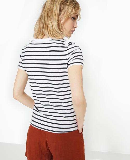 T-shirt ajusté rayé - PIMKIE - 6