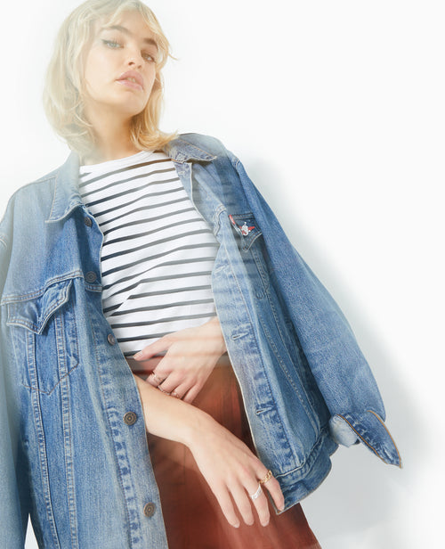 T-shirt ajusté rayé - PIMKIE - 8