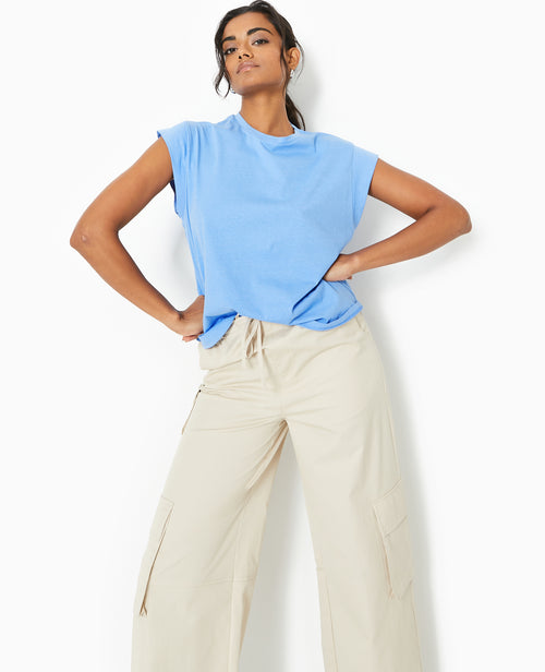 T-shirt oversize sans manches - PIMKIE - 4