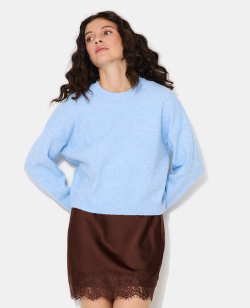 Pull court avec encolure ronde - PIMKIE - 5