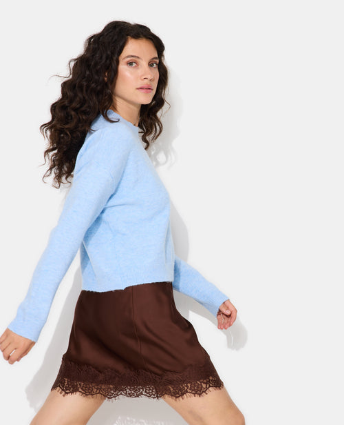 Pull court avec encolure ronde - PIMKIE - 7