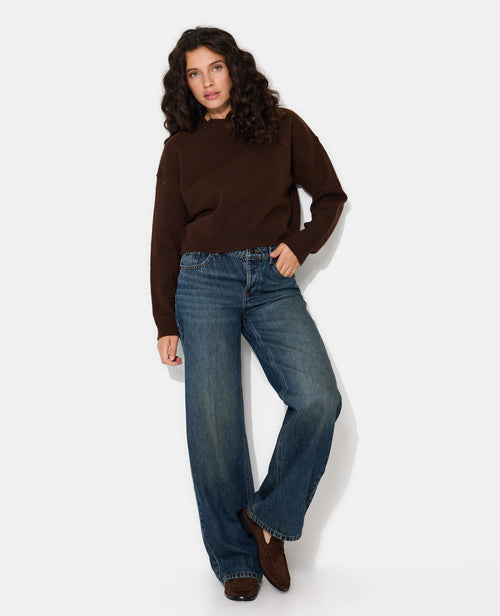 Pull court avec encolure ronde - PIMKIE - 3