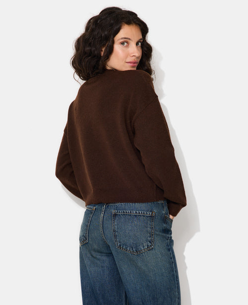 Pull court avec encolure ronde - PIMKIE - 6