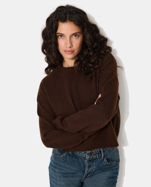 Pull court avec encolure ronde - PIMKIE - 7