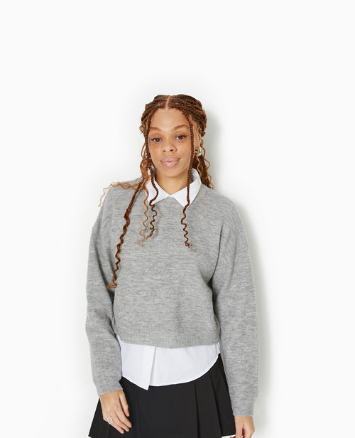 Pull court en maille - PIMKIE - 8