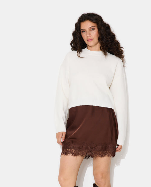 Pull court avec encolure ronde - PIMKIE - 1