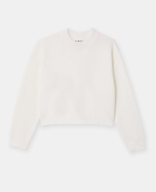 Pull court avec encolure ronde - PIMKIE - 4