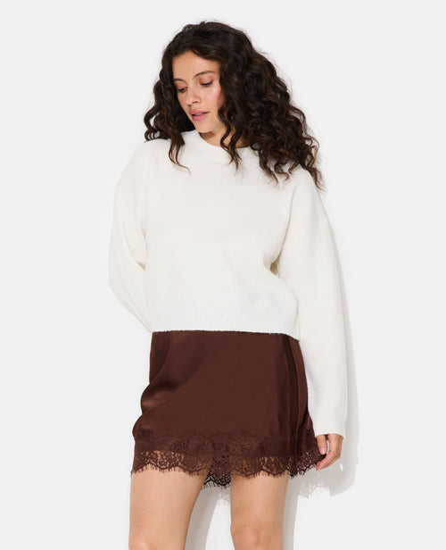 Pull court avec encolure ronde - PIMKIE - 5