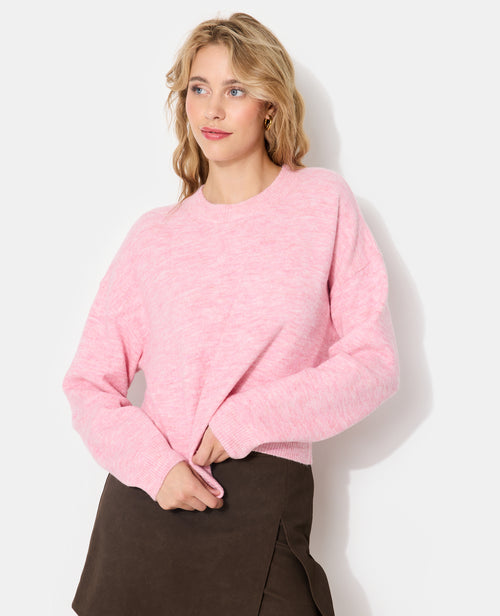 Pull court avec encolure ronde - PIMKIE - 1