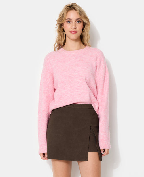 Pull court avec encolure ronde - PIMKIE - 5